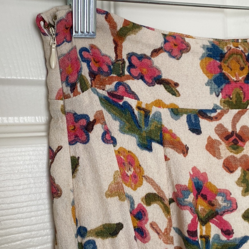 Sezane Floral Midi Skirt - Multicolor - Picture 9 of 12